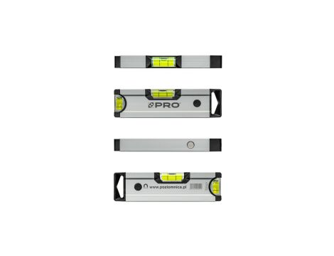 PRO POZIOMICA KIESZONKOWA SREBRO ANODOWANA Z MAGNESAMI 17 CM PRO-A6017 - 2